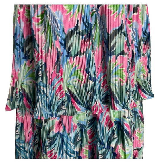 SAYLOR Pleated Floral Maxi Dress - Picture 5 of 10